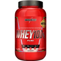 Whey 100% Concentrado Integralmedica - 900g, Morango