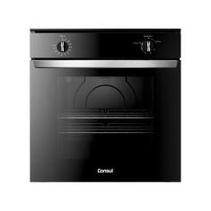 Forno a Gás de Embutir Consul Multifuncional Grill 78L Preto COA84CE, 