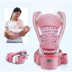 Canguru Carregador De Bebê Ergonômico Com Assento Na Cintura Hipseat A