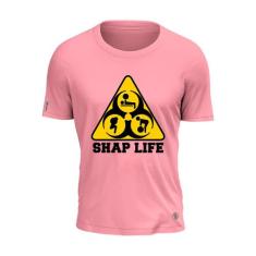 Camiseta Alerta Warning Gym Agachamento Exercícios Shap Life