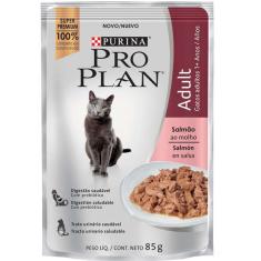Ração Úmida Nestlé Purina Pro Plan Salmão ao Molho para Gatos Adultos - 85 g
