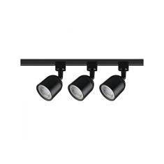 Kit Trilho AL + 3 Spots ABS+PC LED 15W BI-Volt 3.000K - Preto