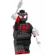 Miles Morales Homem Aranha Boneco Blocos De Montar