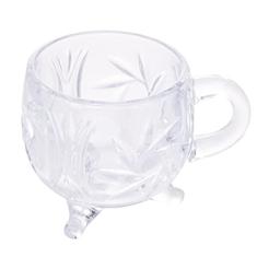 LYOR - Xícara de Cristal Prima 135ml - Versátil para Bebidas Quentes, Sobremesas e Decoração
