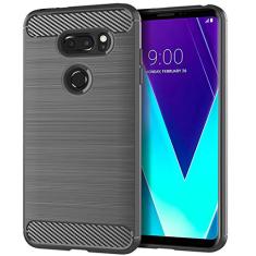 Capa para LG V30, toque macio, proteção total, anti-arranhões e impressões digitais + capa de celular resistente a arranhões para LG V30
