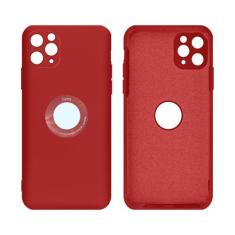 Capa Silicone Furo Acrílico Compatível com iPhone 11 Pro Max - GCM Cas