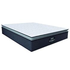 Colchão Casal King Gazin Molas Ensacadas Pillow Top Maximus 193x203x28