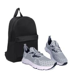 Tênis Para Caminhada Treinos e Corrida Leve Ultraconforto+Mochila Básica-Unissex