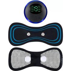 Massageador Portátil De Impulsos Elétricos 8 Modos Para Alívio Das Dores E Relaxamento Muscular