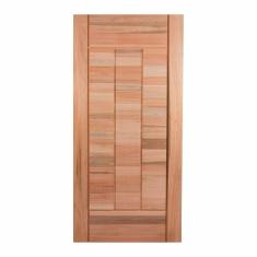 Folha de Porta Maciça 210x120cm Eucalipto Pm97 Cruzeiro Portas Marroml Nude