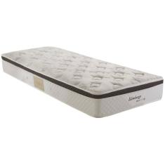 Colchão Solteiro 88x188x25cm Edimburgo Maxspring Pillow Top One Side Herval Marrom