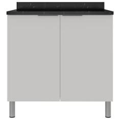 Balcão Duplo Bartira Rubi com 2 Portas e 1 Prateleira - 80,1cm de largura