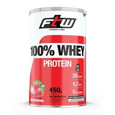 Fitoway 100% Whey Protein - 450G Morango -