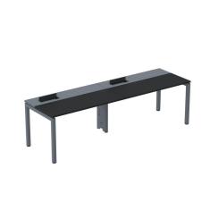 Mesa Plataforma para Coworking para 2 Pessoas 160x792 Psc160 Preto/Grafito