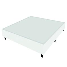 Cama Box Casal 1,38m com 38cm de Altura Prince Branco