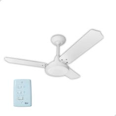 Ventilador De Teto Lorensid Lumi Led Branco 3 Pás 127V