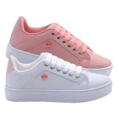 Kit 2 Pares Tênis Infantil Casual Feminino Original Menina-Feminino