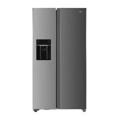 Geladeira TCL Side By Side Inverter Frost Free 516L com Dispenser de Água e Gelo C516SBIMN Inox 110V