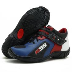 Tênis motociclista AS95 em couro legítimo semi-impermeável - Atron Shoes-Unissex