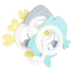 Kit Mordedor Animais Marinhos MASC Pimpolho AMARELO/AZUL/VERDE