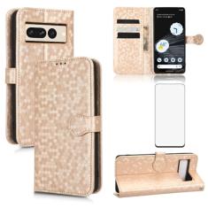 Asuwish Capa de celular para Google Pixel 7 Pro 5G carteira com protetor de tela de vidro temperado cordão flip porta-cartão de crédito suporte para Pixel7Pro Pixel7 XL Seven 7Pro 6.7 mulheres homens