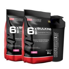 Kit 2x Hipercalórico 6 Six Bulking Protein 6kg + 1 Coqueteleira - Body