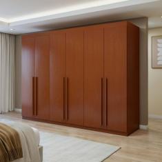 Guarda-roupa 6 Portas 4 Gavetas Bertha - Móveis Lopas