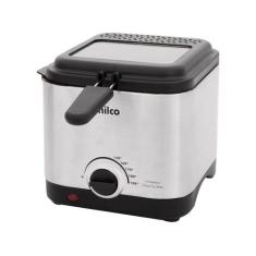 Fritadeira Elétrica Philco Deep Fry 1,8L Inox, Preto e Inox, 220V