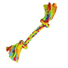 JAMBO PET Brinquedo de Cachorro, Corda Dental Bone, Pequeno - Colorido