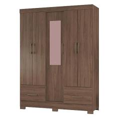 Guarda Roupa 5 Portas 2 Gavetas B60 Briz