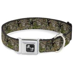 Coleira para cães Buckle-Down Hunting Camo Seatbelt Buckle 1