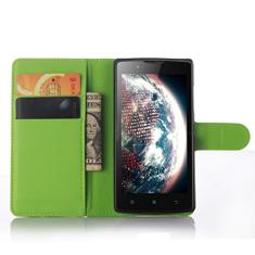Capa carteira para Lenovo A2010, capa carteira flip de couro PU premium com compartimento para cartão, suporte e fecho magnético [capa interna à prova de choque de TPU] Compatível com Lenovo A2010