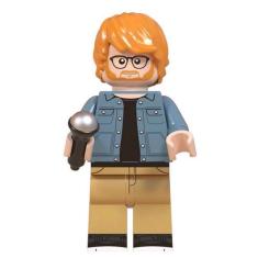 Boneco Blocos De Montar Cantor Ed Sheeran Jeans Exclusivo