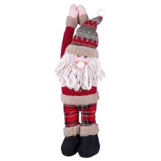 Boneco De Natal Decorativo Para Pendurar Em Poliéster 52cm Papai Noel