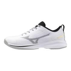 Mizuno Chuteira masculina Dominant 4 Low Baseball Turf, Branco/preto, 45