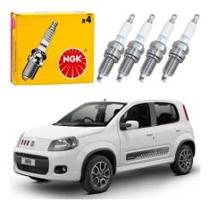 Jogo Velas Ignição Ngk Fiat Uno 1.4 2010 A 2016