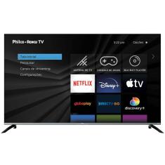 Smart Tv 58” Philco 4K LED PTV58G70R2CSGBL Roku Dolby Áudio