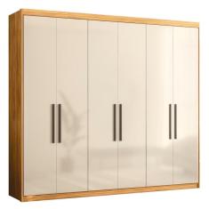 Guarda Roupa Venice 6 Portas, 4 Gavetas e 3 Cabideiros - Demóbile