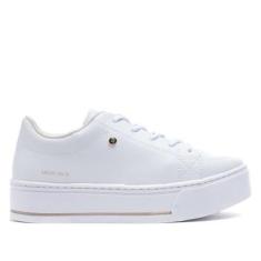 Tênis Feminino Ramarim Flatform Branco/dourado-Feminino