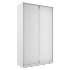 Guarda-Roupa Solteiro Zermatt 100% MDF  2 Portas 3 Gavetas Branco