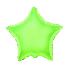Balão Metalizado Estrela Verde Neon - 18 Polegadas - Extra Festas