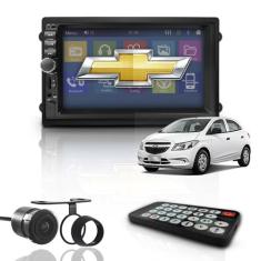 Kit Central Multimídia Mp5 2 Din Bt Espelhamento Dvd Gm Onix - First O