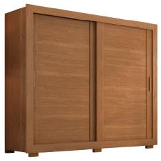 Guarda Roupas Casal 2 Portas De Correr 4 Gavetas Titanium Zanzini Madeirado