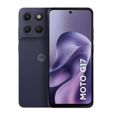 Smartphone Motorola G17 Tela 6,7” 256GB 4G Câmera 50MP Roxo
