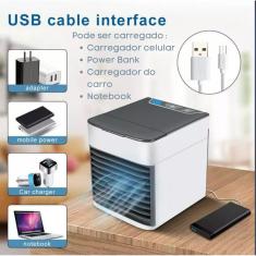 Mini Climatizador de Ar Portátil