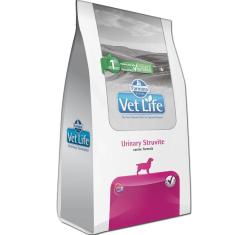 Ração Farmina Vet Life Natural Urinary Struvite para Cães Adultos om Distúrbios Urinários - 2 Kg