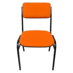 Cadeira Empilhável Para Auditórios Linha Hotel Smart Laranja