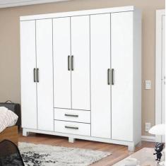 Guarda Roupa Aries 6 Portas Carioca Móveis - carioca moveis, Branco