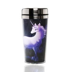 Copo Térmico Unicórnio Roxo - 450 ml - Kazape