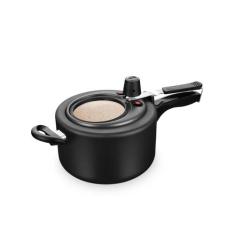 Panela De Pressão Superior Fechamento Interno 3,0L Preto - MTA